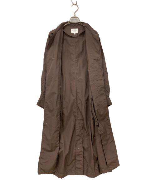 BEAUTY&YOUTH UNITED ARROWS（ビューティーアンドユースユナイテッドアローズ）BEAUTY&YOUTH UNITED ARROWS (ビューティーアンドユースユナイテッドアローズ) ロングステンカラーコート ブラウン サイズ:MEDIUMの古着・服飾アイテム