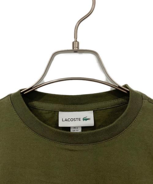LACOSTE（ラコステ）LACOSTE (ラコステ) 長袖カットソー グリーン サイズ:XS 未使用品の古着・服飾アイテム
