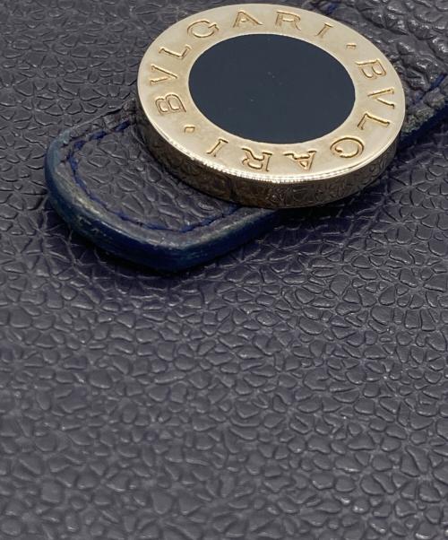 BVLGARI（ブルガリ）BVLGARI (ブルガリ) 手帳カバー ネイビーの古着・服飾アイテム
