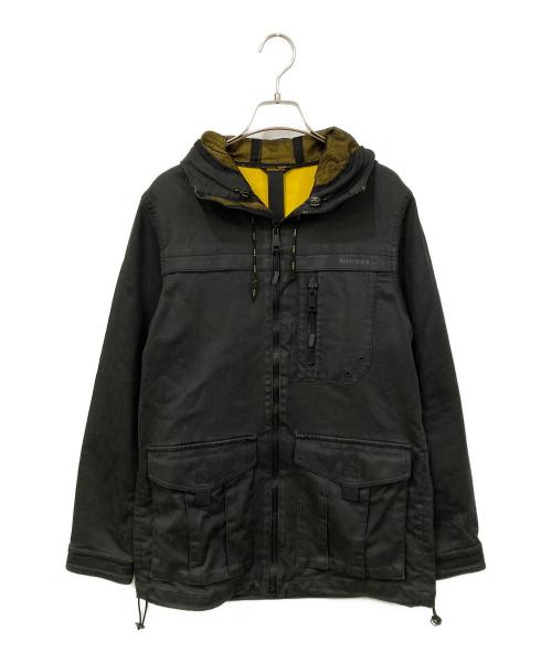 DIESEL（ディーゼル）DIESEL (ディーゼル) ジップアップジャケット ブラック サイズ:Sサイズの古着・服飾アイテム