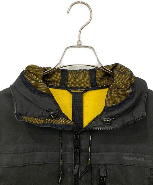 DIESEL（ディーゼル）DIESEL (ディーゼル) ジップアップジャケット ブラック サイズ:Sサイズの古着・服飾アイテム