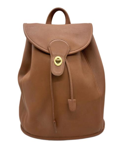 COACH（コーチ）COACH (コーチ) レザーリュック ブラウンの古着・服飾アイテム
