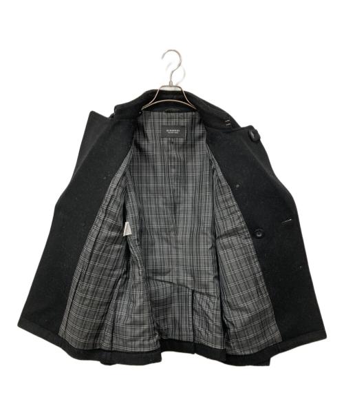 BURBERRY BLACK LABEL（バーバリーブラックレーベル）BURBERRY BLACK LABEL (バーバリーブラックレーベル) Pコート ブラック サイズ:XLサイズの古着・服飾アイテム