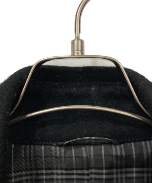 BURBERRY BLACK LABEL（バーバリーブラックレーベル）BURBERRY BLACK LABEL (バーバリーブラックレーベル) Pコート ブラック サイズ:XLサイズの古着・服飾アイテム