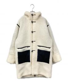 HELLY HANSEN（ヘリーハンセン）の古着「ファイバーパイルサーモフライトコート」｜ホワイト×ブラック