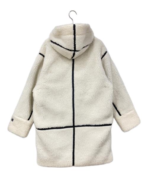 HELLY HANSEN（ヘリーハンセン）HELLY HANSEN (ヘリーハンセン) ファイバーパイルサーモフライトコート ホワイト×ブラック サイズ:Sサイズの古着・服飾アイテム