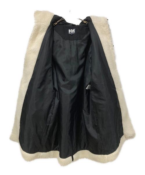 HELLY HANSEN（ヘリーハンセン）HELLY HANSEN (ヘリーハンセン) ファイバーパイルサーモフライトコート ホワイト×ブラック サイズ:Sサイズの古着・服飾アイテム