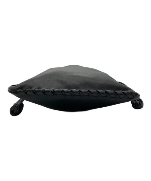 VASIC（ヴァジック）VASIC (ヴァジック) 巾着ショルダーバッグ ブラックの古着・服飾アイテム