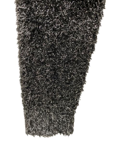 MIESROHE（ミースロエ）MIESROHE (ミースロエ) ラメジャギークルーカーディガン シルバー サイズ:FREEの古着・服飾アイテム