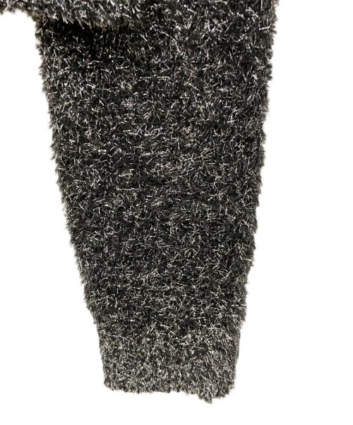 MIESROHE（ミースロエ）MIESROHE (ミースロエ) ラメジャギークルーカーディガン シルバー サイズ:FREEの古着・服飾アイテム