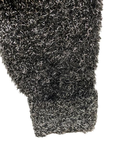 MIESROHE（ミースロエ）MIESROHE (ミースロエ) ラメジャギークルーカーディガン シルバー サイズ:FREEの古着・服飾アイテム