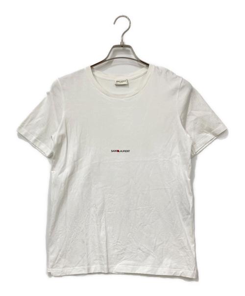 Saint Laurent Paris（サンローランパリ）Saint Laurent Paris (サンローランパリ) 半袖カットソー ホワイト サイズ:Sサイズの古着・服飾アイテム