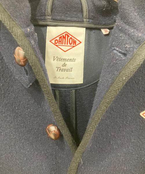 DANTON（ダントン）DANTON (ダントン) ウールモッサシングルフードジャケット ネイビー×ブラウン サイズ:SIZE 36の古着・服飾アイテム