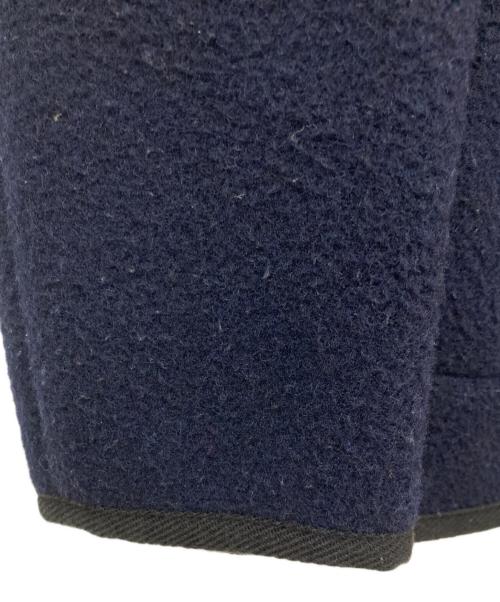 DANTON（ダントン）DANTON (ダントン) ウールモッサシングルフードジャケット ネイビー×ブラウン サイズ:SIZE 36の古着・服飾アイテム