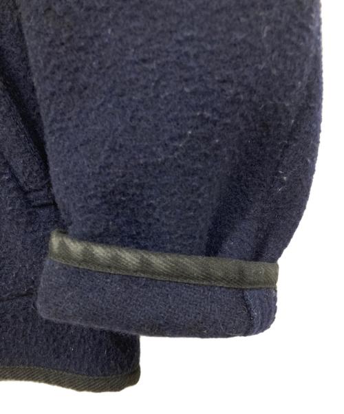 DANTON（ダントン）DANTON (ダントン) ウールモッサシングルフードジャケット ネイビー×ブラウン サイズ:SIZE 36の古着・服飾アイテム