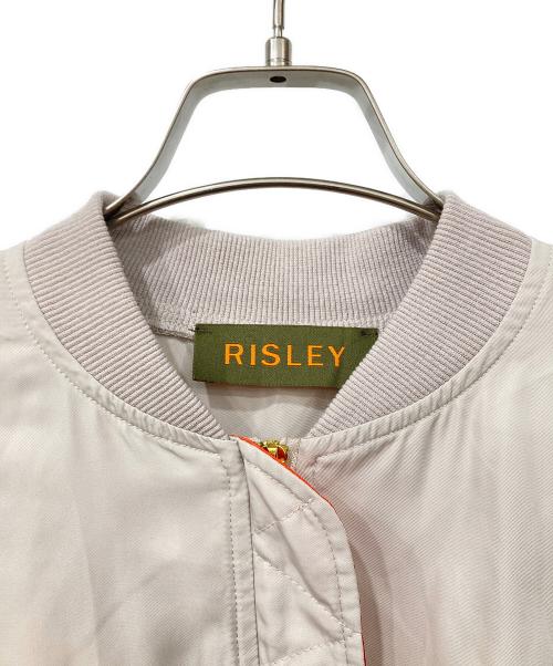 Risley（リズレー）Risley (リズレー) レースブルゾン ベージュ×ホワイト サイズ:FREEの古着・服飾アイテム