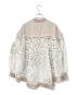 Risley (リズレー) レースブルゾン ベージュ×ホワイト サイズ:FREE：8000円