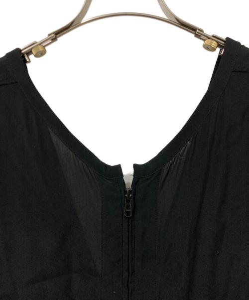 yohji yamamoto+noir（ヨウジヤマモトプリュスノアール）yohji yamamoto+noir (ヨウジヤマモトプリュスノアール) ワンピース ブラック サイズ:Mサイズの古着・服飾アイテム