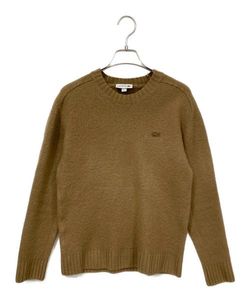 LACOSTE（ラコステ）LACOSTE (ラコステ) ウールニット ブラウン サイズ:Sの古着・服飾アイテム