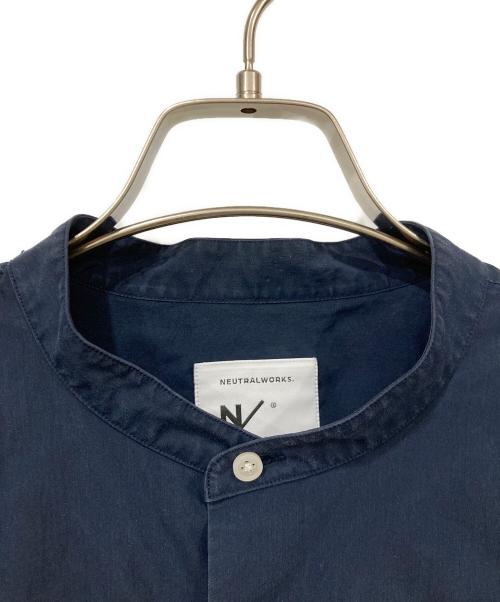 NEUTRALWORKS（ニュートラルワークス）NEUTRALWORKS (ニュートラルワークス) ロングスリーブスマートブロードビッグシャツ ネイビー サイズ:Sの古着・服飾アイテム