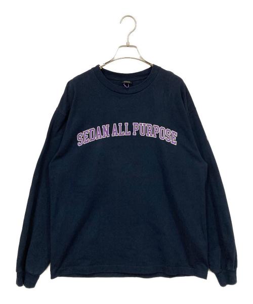 SEDAN ALL-PURPOSE（セダンオールパーパス）SEDAN ALL-PURPOSE (セダンオールパーパス) ロングスリーブカットソー ネイビー サイズ:-の古着・服飾アイテム