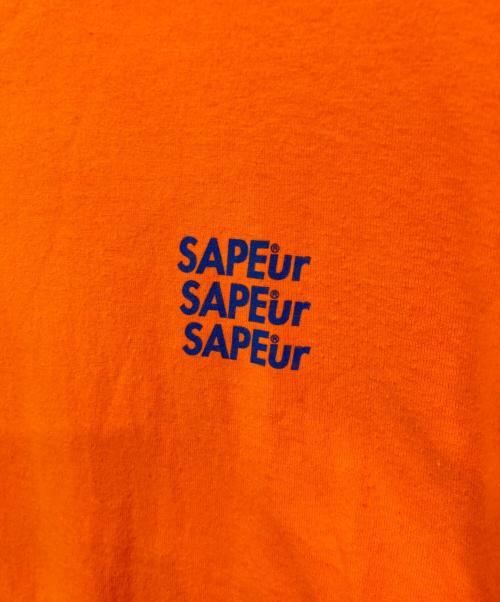 SAPEur（サプール）SAPEur (サプール) ロングスリーブカットソー オレンジ サイズ:Mの古着・服飾アイテム