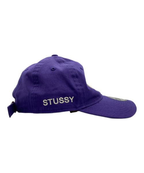 New Era（ニューエラ）New Era (ニューエラ) stussy (ステューシー) キャップ パープルの古着・服飾アイテム