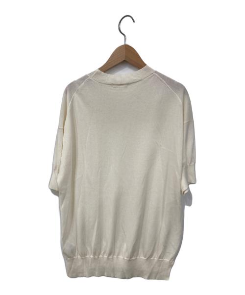 YORI（ヨリ）YORI (ヨリ) 半袖ブラウス アイボリー サイズ:Fの古着・服飾アイテム