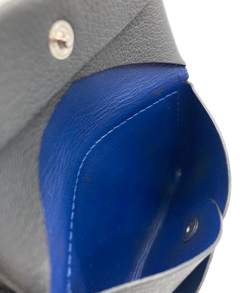 MOLINI（モリニ）MOLINI (モリニ) コンパクトウォレット グレー×ブルーの古着・服飾アイテム