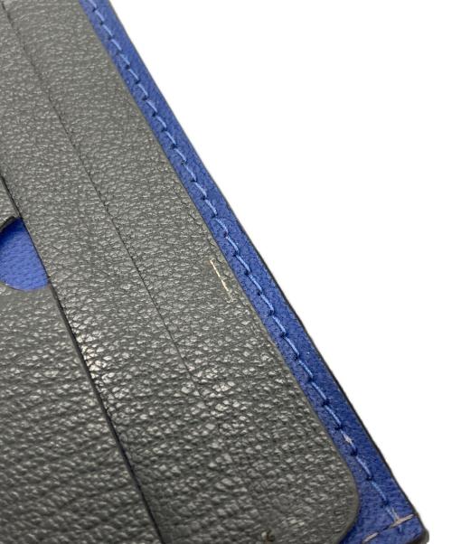 MOLINI（モリニ）MOLINI (モリニ) コンパクトウォレット グレー×ブルーの古着・服飾アイテム