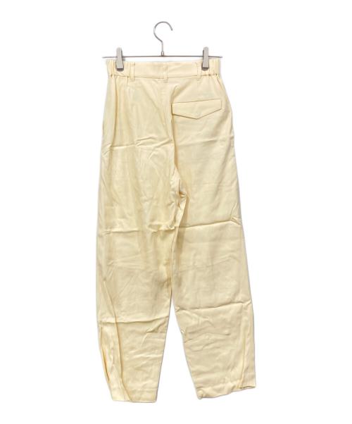 UNDECORATED（アンデコレイテッド）UNDECORATED (アンデコレイテッド) センタープレスパンツ イエロー サイズ:SIZE 1 未使用品の古着・服飾アイテム