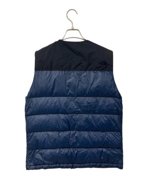 THE NORTHFACE PURPLELABEL（ザ・ノースフェイス パープルレーベル）THE NORTHFACE PURPLELABEL (ザ・ノースフェイス パープルレーベル) ダウンベスト ネイビー×ブラック サイズ:Mサイズの古着・服飾アイテム