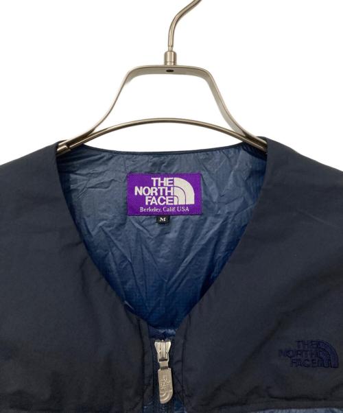 THE NORTHFACE PURPLELABEL（ザ・ノースフェイス パープルレーベル）THE NORTHFACE PURPLELABEL (ザ・ノースフェイス パープルレーベル) ダウンベスト ネイビー×ブラック サイズ:Mサイズの古着・服飾アイテム