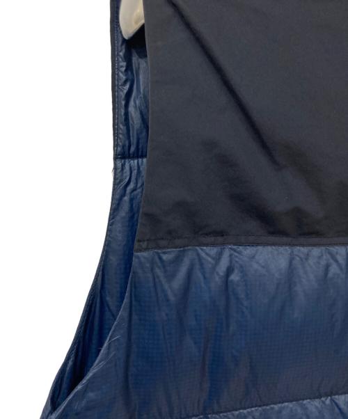 THE NORTHFACE PURPLELABEL（ザ・ノースフェイス パープルレーベル）THE NORTHFACE PURPLELABEL (ザ・ノースフェイス パープルレーベル) ダウンベスト ネイビー×ブラック サイズ:Mサイズの古着・服飾アイテム