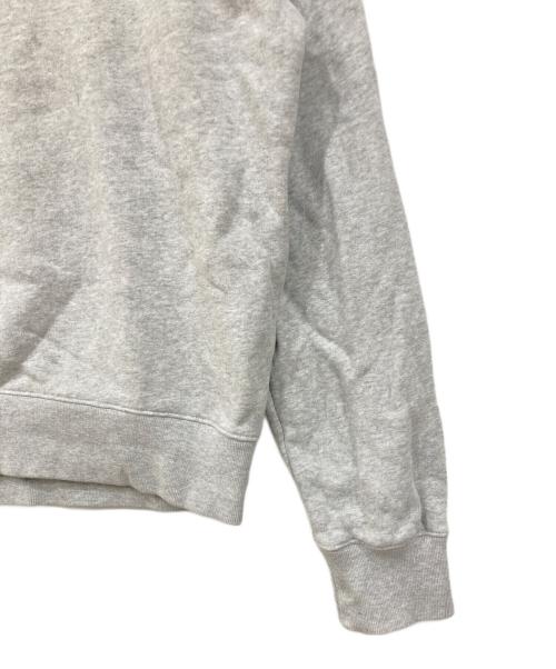 maison kitsune（メゾンキツネ）maison kitsune (メゾンキツネ) 裏起毛スウェット グレー×ブラック サイズ:Mサイズの古着・服飾アイテム