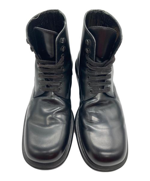 GUCCI（グッチ）GUCCI (グッチ) レースアップブーツ ブラック サイズ:41の古着・服飾アイテム
