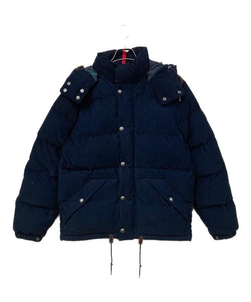 POLO RALPH LAUREN（ポロ・ラルフローレン）POLO RALPH LAUREN (ポロ・ラルフローレン) コーデュロイダウンジャケット ネイビー サイズ:Sの古着・服飾アイテム