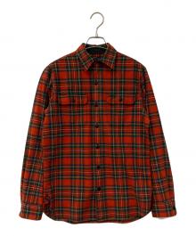 RRL（ダブルアールエル）の古着「チェックシャツ」｜レッド