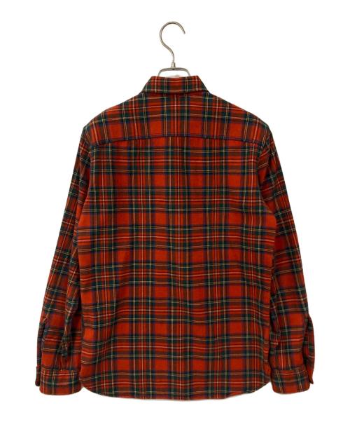 RRL（ダブルアールエル）RRL (ダブルアール) チェックシャツ レッド サイズ:XSの古着・服飾アイテム