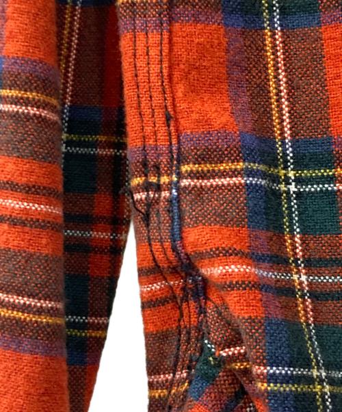 RRL（ダブルアールエル）RRL (ダブルアール) チェックシャツ レッド サイズ:XSの古着・服飾アイテム