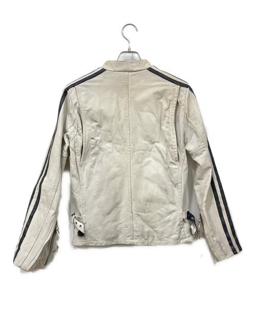 shott（ショット）shott (ショット) シングルライダースジャケット ホワイト サイズ:SIZE Sの古着・服飾アイテム