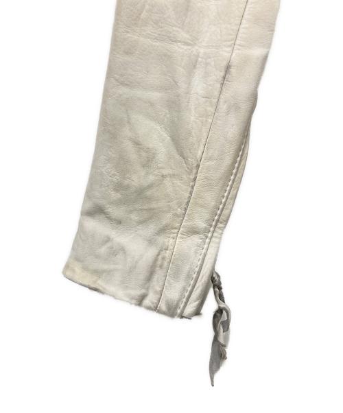 shott（ショット）shott (ショット) シングルライダースジャケット ホワイト サイズ:SIZE Sの古着・服飾アイテム