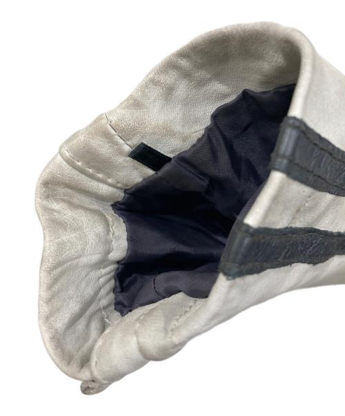 shott（ショット）shott (ショット) シングルライダースジャケット ホワイト サイズ:SIZE Sの古着・服飾アイテム