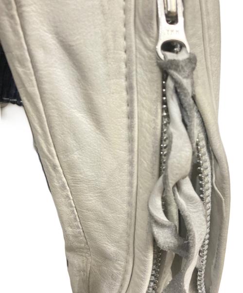 shott（ショット）shott (ショット) シングルライダースジャケット ホワイト サイズ:SIZE Sの古着・服飾アイテム