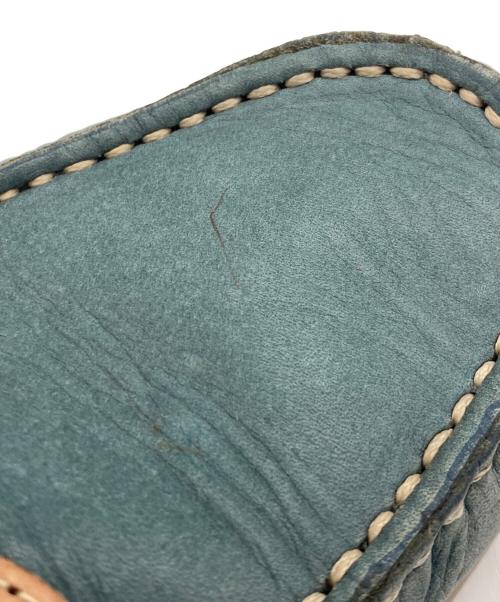 PARABOOT（パラブーツ）PARABOOT (パラブーツ) デッキシューズ ブルー×ブラウン サイズ:25.5cmの古着・服飾アイテム