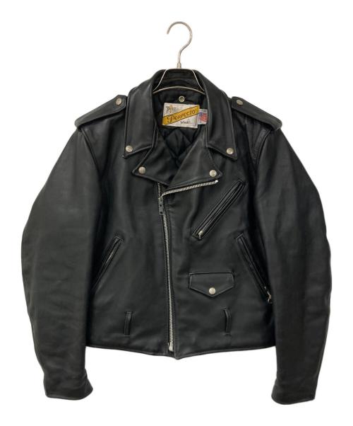 Schott（ショット）Schott (ショット) ライダースジャケット ブラック サイズ:40の古着・服飾アイテム