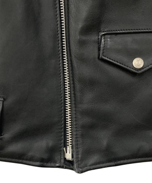 Schott（ショット）Schott (ショット) ライダースジャケット ブラック サイズ:40の古着・服飾アイテム