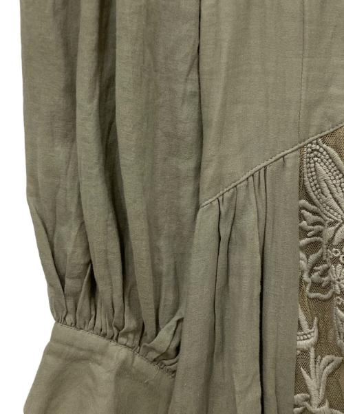 Ameri（アメリ）Ameri (アメリ) 長袖ワンピース オリーブ サイズ:Mサイズの古着・服飾アイテム