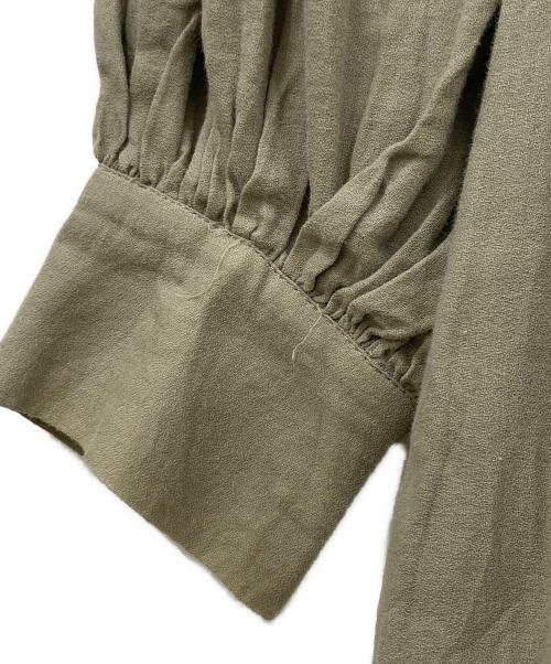 Ameri（アメリ）Ameri (アメリ) 長袖ワンピース オリーブ サイズ:Mサイズの古着・服飾アイテム