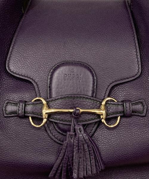 GUCCI（グッチ）GUCCI (グッチ) ショルダーバッグ パープルの古着・服飾アイテム